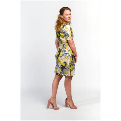 Marble Berriez Damen vegan Kleid Me Kimono