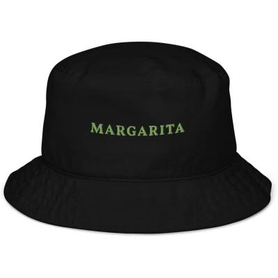 Margaritas - Organic Embroidered Bucket Hat - Multiple Colors