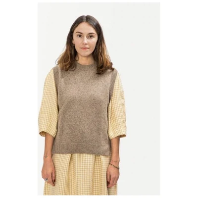 Matona Gestrickter Pullunder mit Sprenkelmuster für Frauen / Knit Pullunder