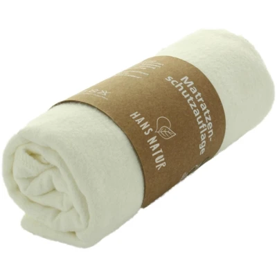 Matratzenauflage Beistellbett Bio-Baumwolle natur Maße 80 x 42 cm