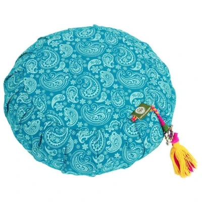 Meditationskissen PAISLEY-ZAFU Lotus Design® - Bio-Buchweizenschalen