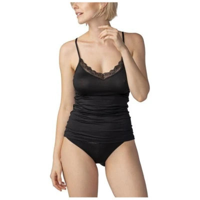 Mey Damen Spaghetti Top mit Spitze "Luise" aus Tencel