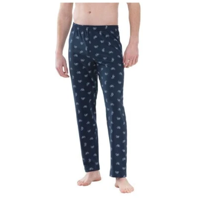 Mey Herren Schlafhose Homewear Rennrad-Print "Bike"