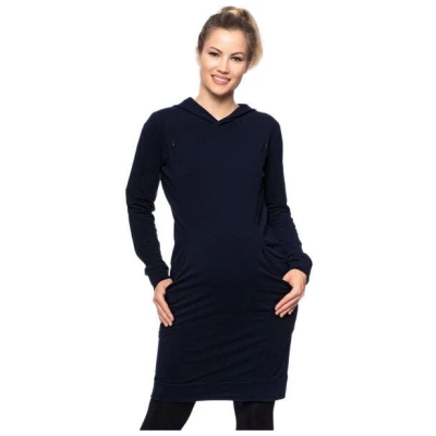 Milchshake ISLA warmes Umstands-und Stillkleid aus Bio Baumwolle