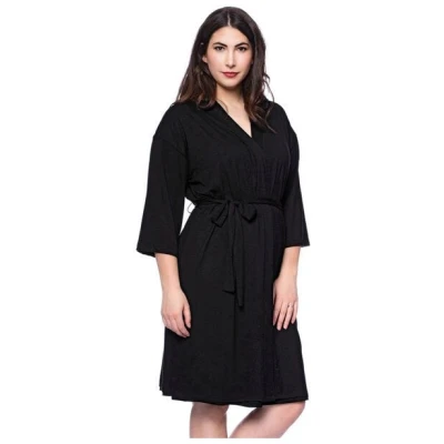 Milchshake Kimono Morgenmantel aus Bambus-Viskose