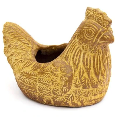 Mitienda Shop Blumentopf aus Ton Huhn
