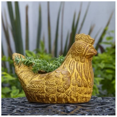 Mitienda Shop Blumentopf aus Ton Huhn