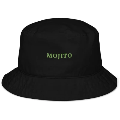 Mojito - Organic Embroidered Bucket Hat - Multiple Colors