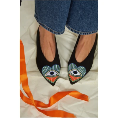 Momoc Damen vegan Ballerina Auf Einen Blick