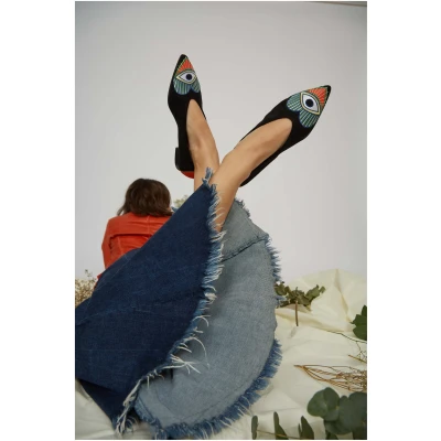 Momoc Damen vegan Ballerina Auf Einen Blick