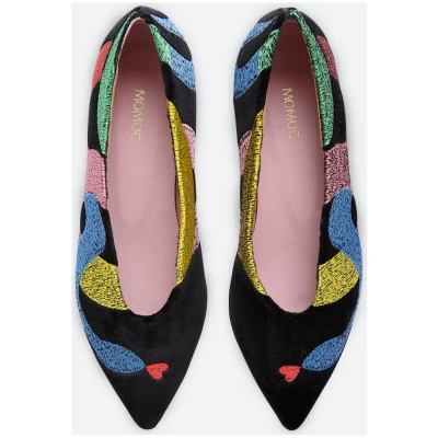 Momoc Damen vegan Ballerinas L'Âme De Colette Schwarz