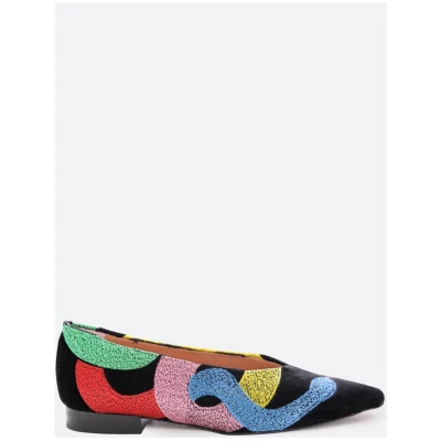Momoc Damen vegan Ballerinas L'Âme De Colette Schwarz