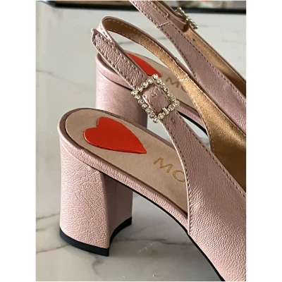 Momoc Damen vegan Pumps Mon Amour Hellrosa