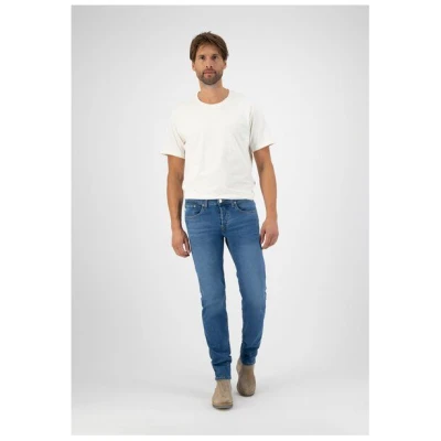 Mud Jeans Jeans Regular DUNN Low Tapered Comfort aus einem Baumwolle / Tencel Mix