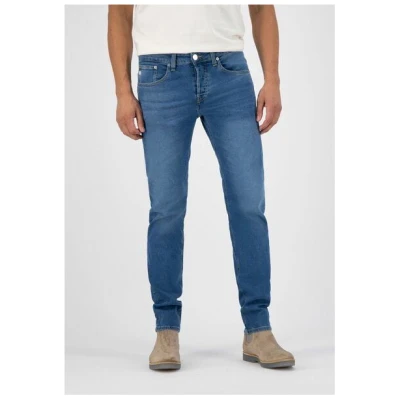 Mud Jeans Jeans Regular DUNN Low Tapered Comfort aus einem Baumwolle / Tencel Mix