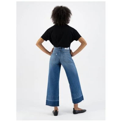 Mud Jeans Jeans - Sara Works Cropped - aus recycelter Baumwolle