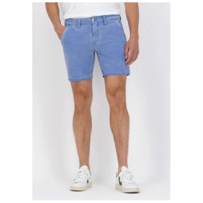 Mud Jeans Jeans Shorts - Luca Short - aus einem Bio-Baumwolle / Polyester Mix
