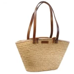 NATUREHOME Schultertasche Strandtasche Einkaufskorb Shopper
