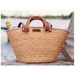 NATUREHOME Schultertasche Strandtasche Einkaufskorb Shopper