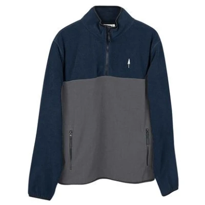 NIKIN Sweatshirt "Treefleece Quarter Zip Colorblock"
