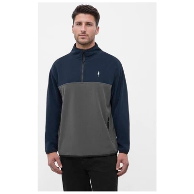 NIKIN Sweatshirt "Treefleece Quarter Zip Colorblock"