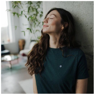 NORDLICHT T-Shirt Kleid lang MALENA aus Bio-Baumwolle