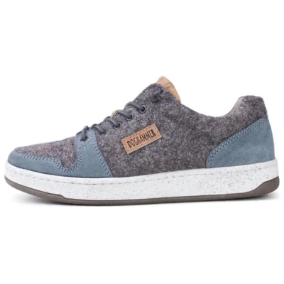 Nachhaltiger Nordwolle Sneaker für Herren in oceangrey " 41"