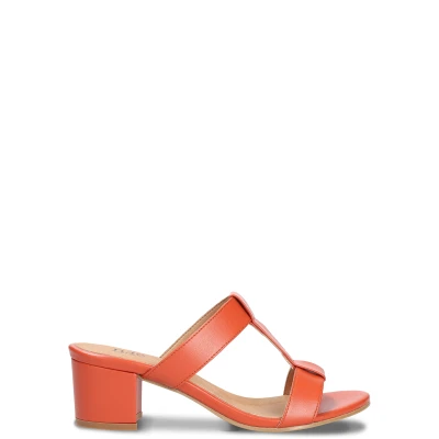Nae Damen vegan Hochhackige Sandalen Iris Orange