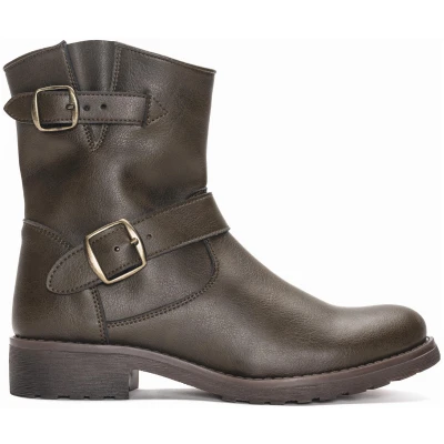 Nae Damen vegan Odet Stiefel Grün