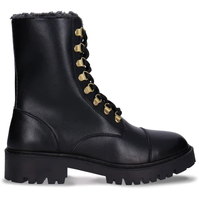 Nae Damen vegan Robuste Mittelhohe Stiefel Elia Schwarz