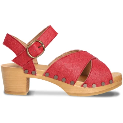 Nae Damen vegan Sandalen Magnolie Rot