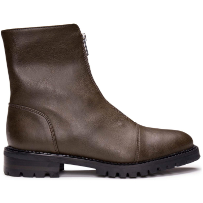Nae Damen vegan Stiefel Tecla Braun Grün