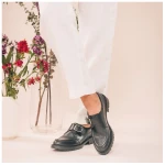 Nae Vegan Shoes NAE - Roda Schwarz Vegan Loafers Schuhe