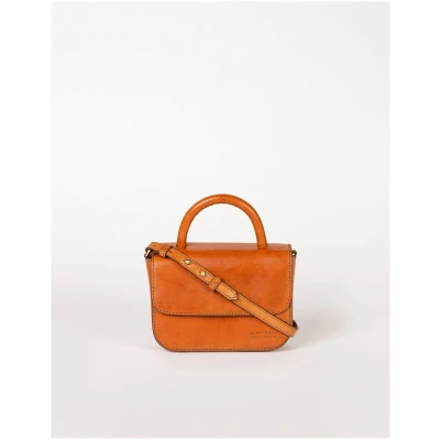 Nano Bag - Cognac Classic Leather - Mini Crossbody Bag Removable Strap
