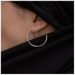 Natascha von Hirschhausen fair-trade Creolen aus recyceltem Silber