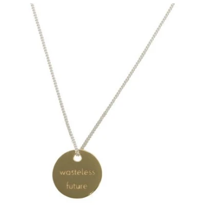Natascha von Hirschhausen fair-trade Statement-Kette mit Anhänger aus recyceltem Silber