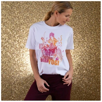 Natural Born Yogi Yoga T-Shirt organic - Delicious Durga