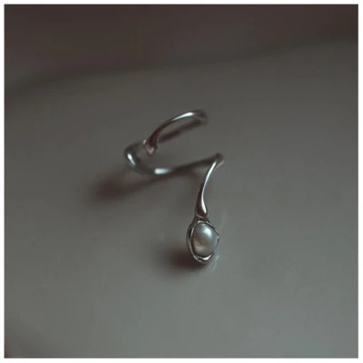 Nella & Sina Earcuff JANA Perle | Ohrring