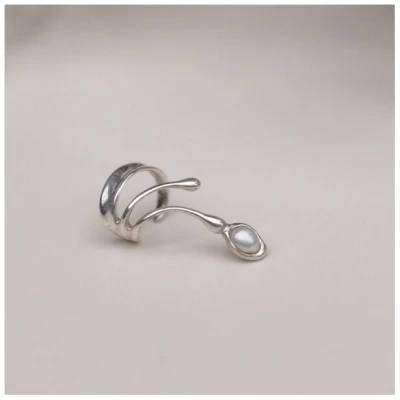 Nella & Sina Earcuff - Kleine Sina mit Perle | Ohrring