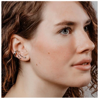 Nella & Sina Ohrring | Große Sina | Silber, Roségold, Gold Vermeil