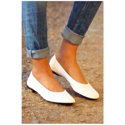 Noah Damen vegan Ballerinas Mia White