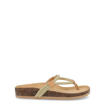 Noah Damen vegan Flip Flop Sandalen Antea Beige