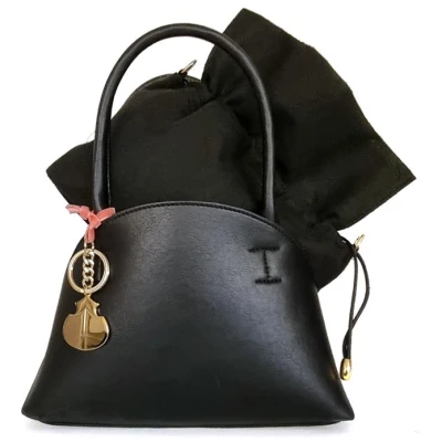 Noah Damen vegan Handtasche Pienza Schwarz
