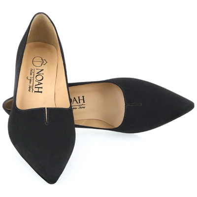 Noah Damen vegan Niedrige Pumpe Stella Schwarz