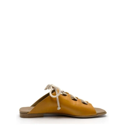 Noah Damen vegan Sandale Virginia Nappa - Ocker