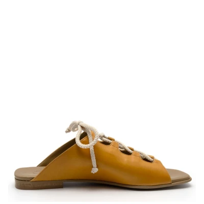 Noah Damen vegan Sandale Virginia Nappa - Ocker