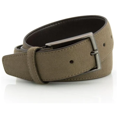 Noah Herren vegan Gürtel Cinta Vegan Suede - Taupe