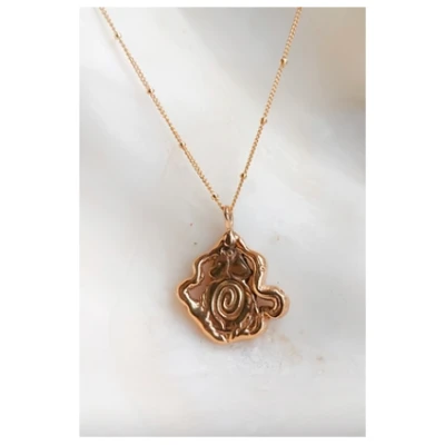 Nouare Jewelry Damen vegan Halskette Goddess Dream Goldvermeil