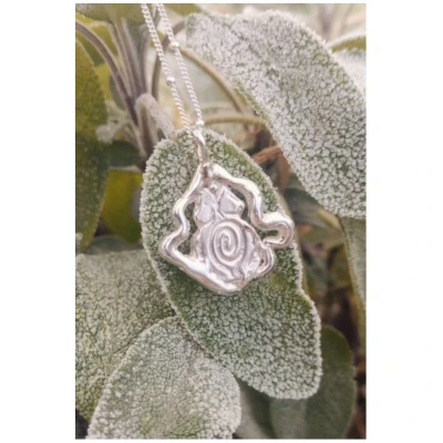 Nouare Jewelry Damen vegan Halskette Goddess Dream Recyceltes Silber