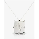 Nouare Jewelry Damen vegan Halskette Padma Recyceltes Silber